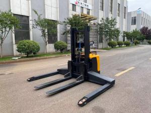 Quality Electric Stacker Pallet Jack Forklift Truck Moving Liquid Crystal Glass Load Capacity 2500 KGS wholesale