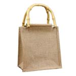 Custom Handled Style Shopping Linen Jute Gift Bag