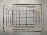 popular newest rose gold wire mesh metal storage basket
