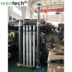 9m tower light pneumatic telescopic mast/ inside electric wires/ aluminum