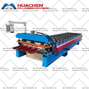 Quality 380v 50Hz 3 Phases Ibr Aluminum Steel Roof Roll Forming Machine With Durable Rollers wholesale