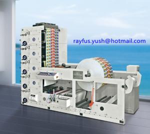 China Multi Color Paper Roll Flexo Printing Machine on sale