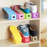 OEM 2.7'' To 7.2'' Shoe Slots Organizer Space Saver Adjustable Shoe Stacker