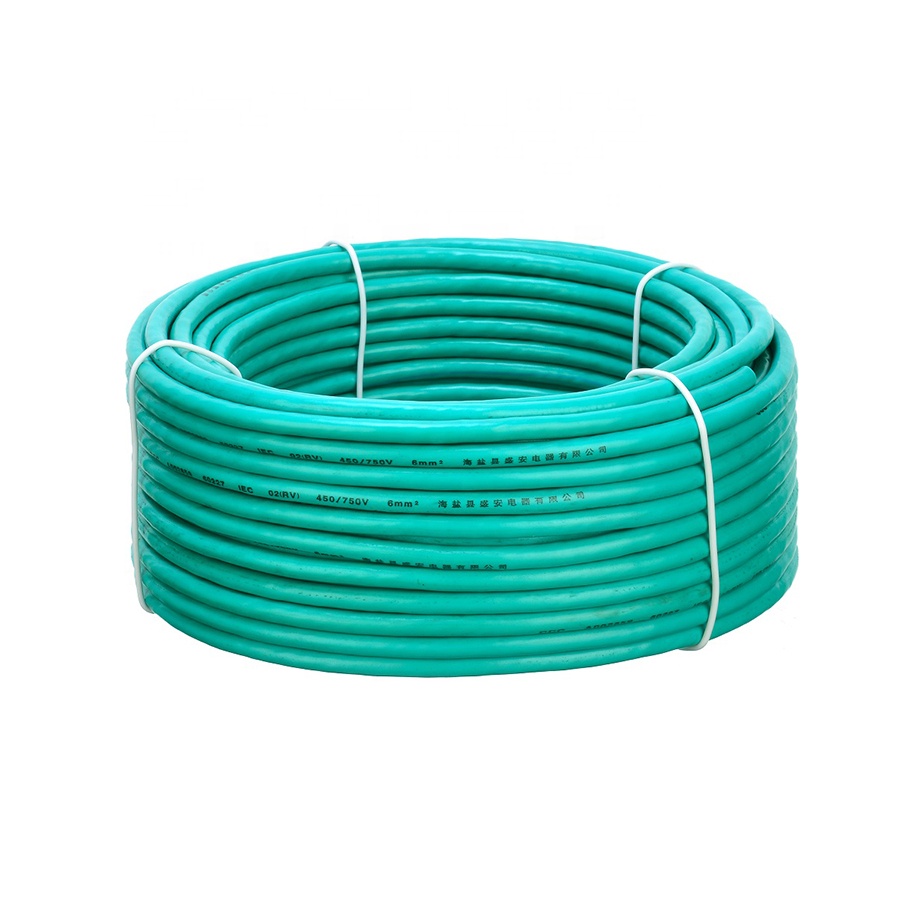 VDE H07V-U 450/750V Low-Voltage Single Core Wire for Home Appliance Electrical Power Cable Temperature Range -5C To 70C