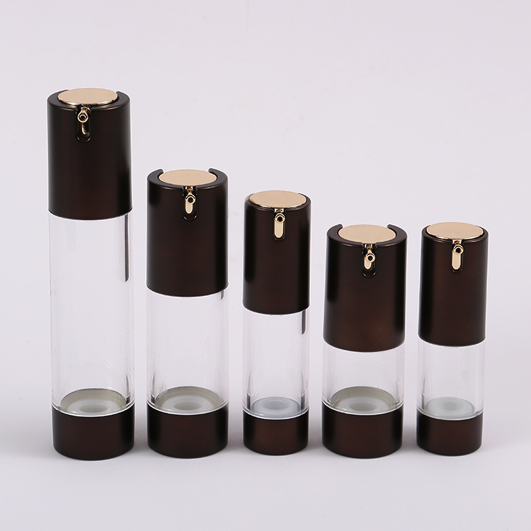 100ml Personal Skin Care Packaging Airless Bottle with PP Collar and Pump