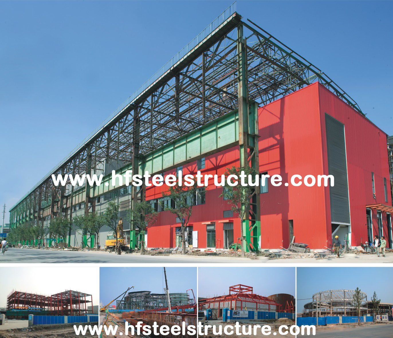 Prefabricated Shearing, Sawing, Grinding, Punching, Metal Commercial Steel Buildings