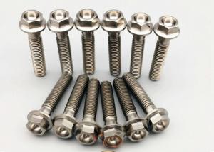Quality Gr5 Bolts Titanium Fasteners Hexagon Flange Bolt For All Sizes Motorcycle Parts wholesale