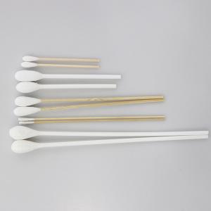 Quality Long Sterile Cotton Swab Double Tipped Convient Dispoable Dirt Proof wholesale