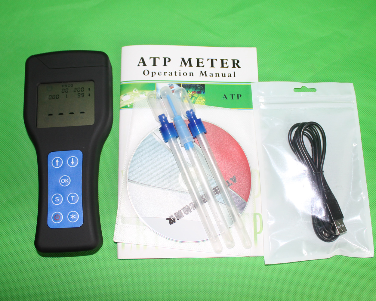Only need 15S!! Rapid and high accuracy portable ATP meter hygiene system with swab