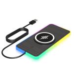 Compatible Apple Phone And Airpods Car Wireless Charger Rgb Colorful