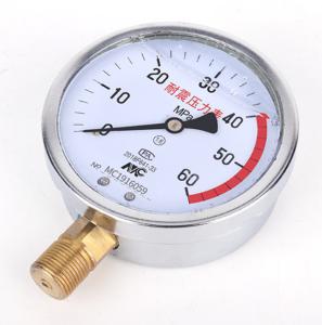 Quality Shockproof Stainless Steel Pressure Gauge M20*1.5 Negative Air Pressure Gauge wholesale