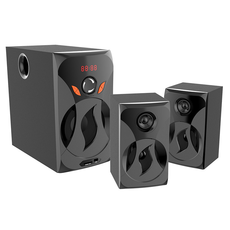 10W*2 Satellite Power 2.1 Multimedia Speaker 20Hz-20KHz For Home Theater