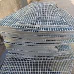 White Silver Steel Metal Grating Pressure Welding Hot Dip Galvanized