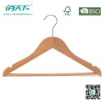 Betterall Natural Burly-wood Wooden Kids Hanger with Cross-bar
