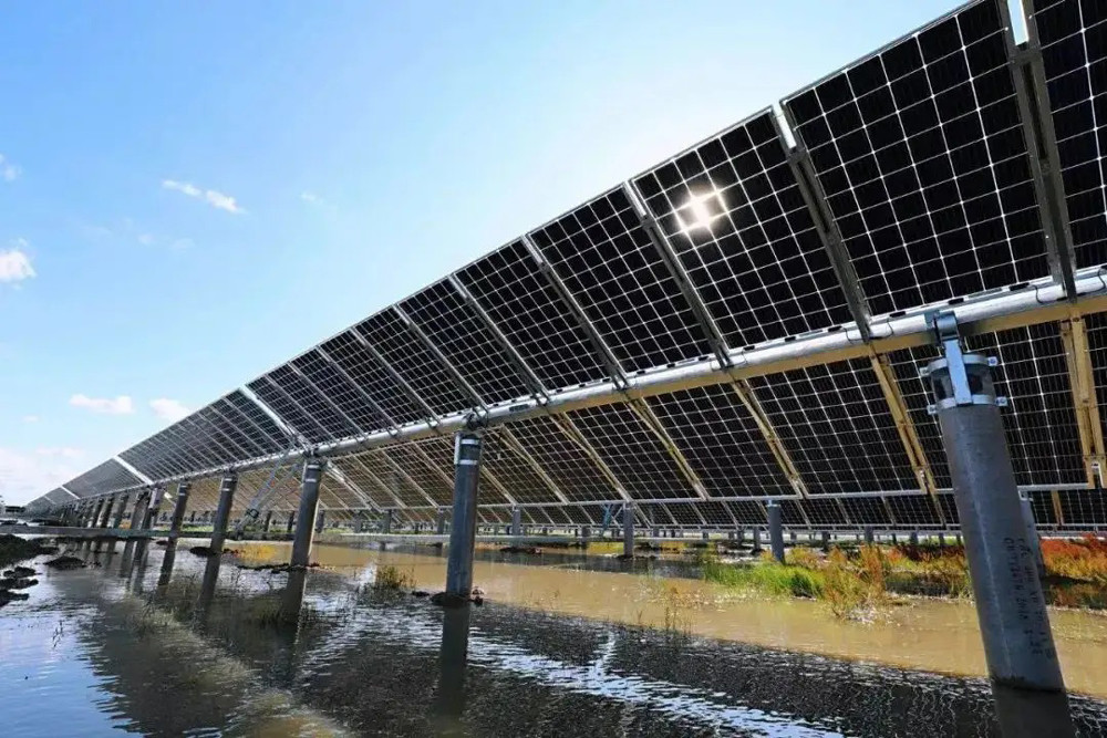 Simple Structure Single Axis Solar Tracker Solar Tracking System
