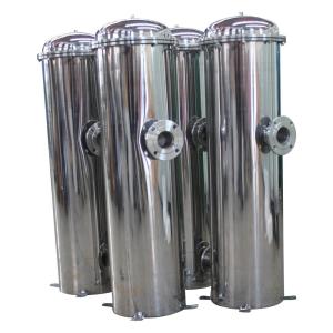 Quality Precision Cartridge Water Filter Housing for Food Beverage Stainless Steel 304/316L wholesale