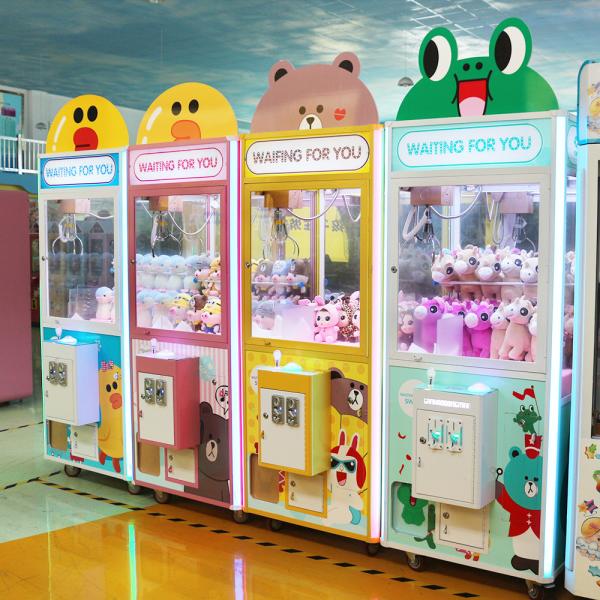 Cheap Claw Vending Machine Arcade Crane Gripper Controlled By Rocker 150W Power for sale