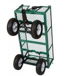 17KG Capacity Heavy Duty Mesh Metal Garden Trolley For Outdoor
