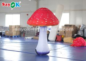 Quality Amazing 2m Oxford Cloth Giant Inflatable Mushroom For Stage Decoration wholesale