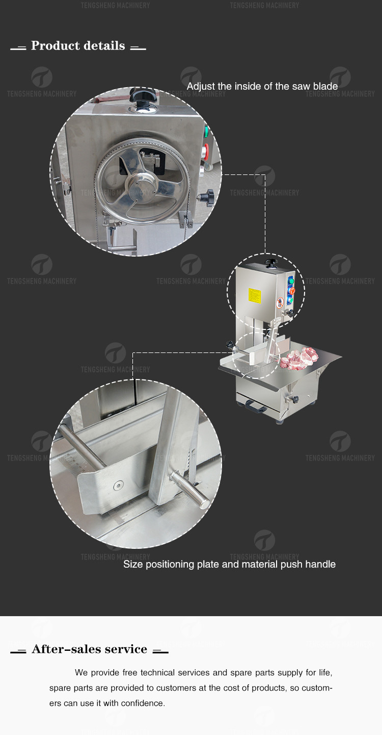1.1KW Creophagy Electric Bone Cutting Machine , Disassembly Bone Saw Cutter Machine