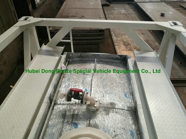 Fluoboric Acid Transport Tank Container 20FT , ISO Bulk Container For Shipping