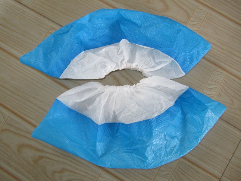 2017 Cheap disposable outdoor waterproof pp+cpe shoe cover