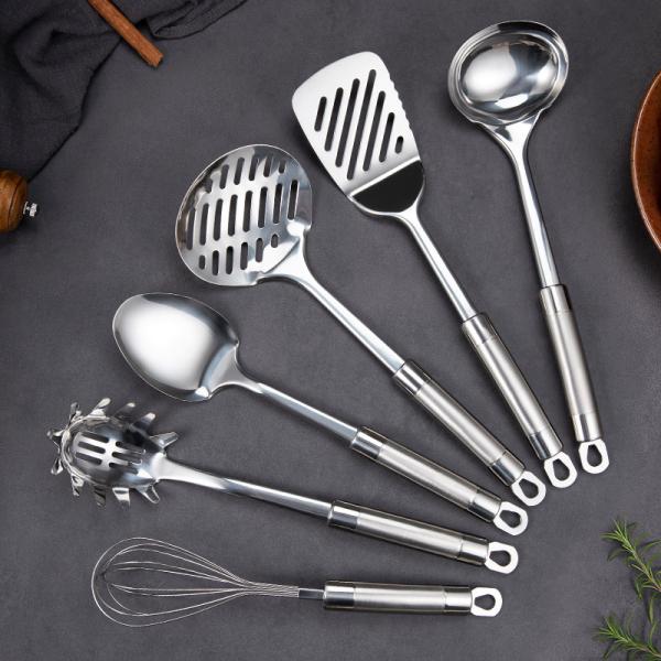 OEM Kitchenware Cooking tools custom accessories with stainless steel holder