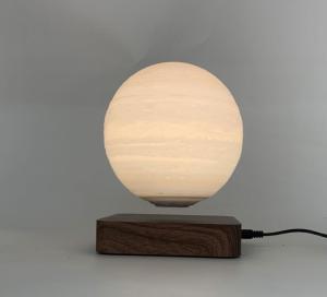Quality new wooden base magnetic levitation planet lamp light 6inch night light bulb wholesale
