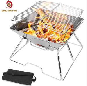 Quality Liftable Foldable Stainless Steel Barbecue Grill wholesale