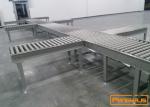 30 Degree Diverter 100mm Height Flexible Gravity Conveyor Systems