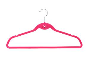 Quality 44.5x24x0.55cm Light Weight Closet Baby Velvet Hangers wholesale
