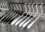 PVC Coating Non Slip Clothing Store Hangers For Coat / Trouser / Jacket / Suit