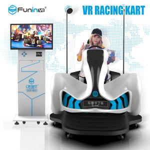 Quality 220V Kids / Children 9D VR Simulator VR Racing Karting Car 360 Degree wholesale