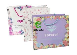 Quality Various Flower Gift Shopping Bags , Popular Design Shop Supplies Paper Bags wholesale