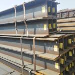 A36 Black Carbon Steel H Beam Channel , 100-1000mm I Shape Beam