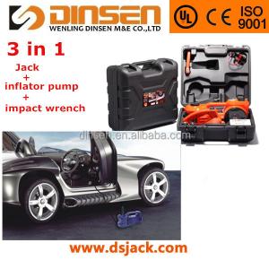 Quality DC 12v Electric Hydraulic Jack Kit 360mm Max Height 3 In 1 Tool Kit wholesale