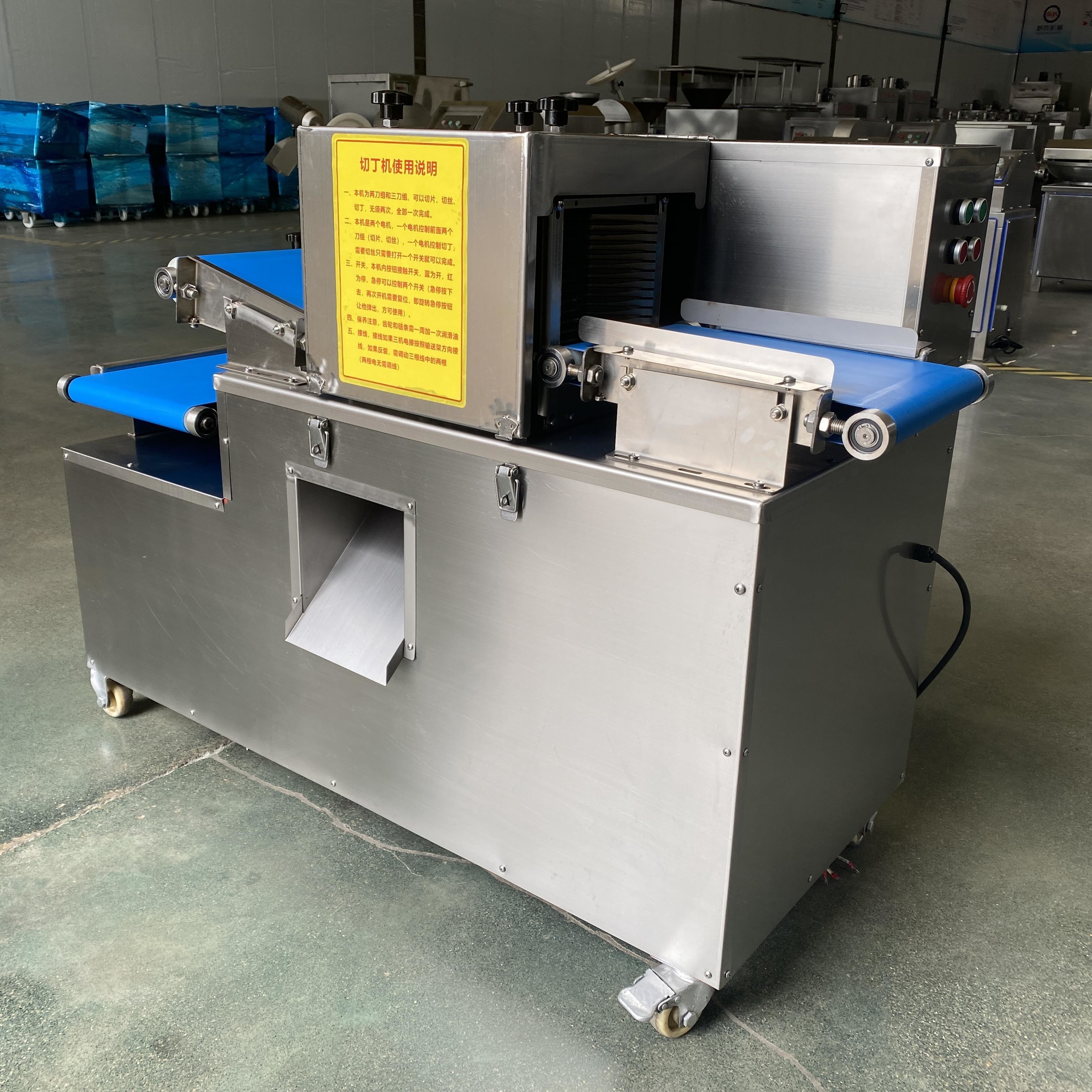 Industrial High Capacity Powerful Various Meats Processing Dicing Meat Dicer Machine