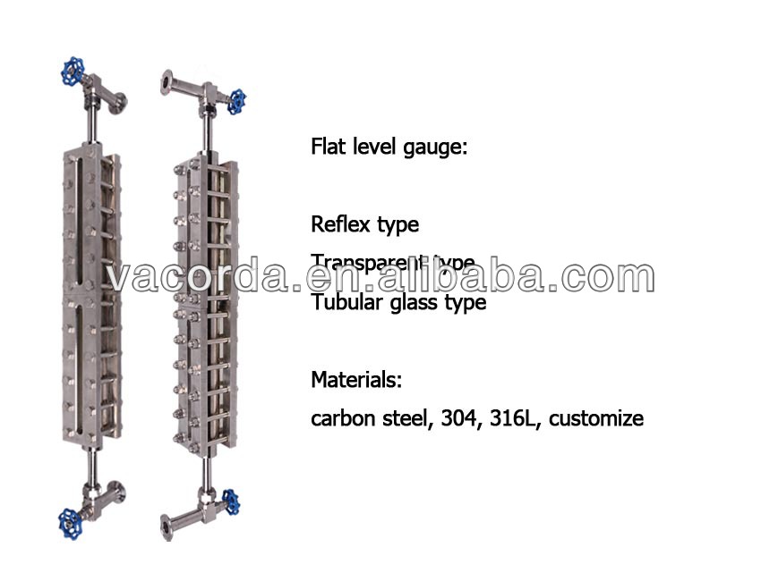 Easy Operation Reliable Sealing Hot Water Level Sensor Oil Sight Glass Level Gauge