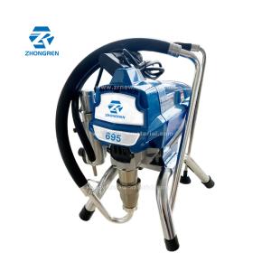 Quality Zhongren 695 Fast Speed 4000w Airless Paint Sprayer Machine For House Painting wholesale