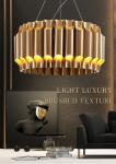 Led Chandelier For Living Dining Room Luxury Gold Stainless Steel Lamp Modern