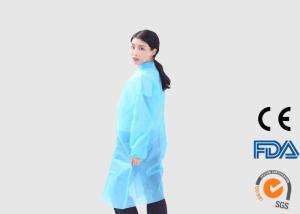 Quality Long Sleeve Disposable Medical Exam Gowns , Non Woven Disposable Lab Coats wholesale