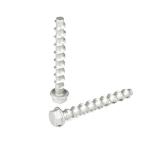 Anti Collision Support Mold Flange Hex Stainless Steel M8 Concrete Screw Anchor