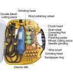 211pcs Mini Electric Grinding Machine Polishing 8000-33000r / Min