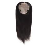 New 100% Remy Human Hair Toppers natural black color 5.5x6 Inch and 6x7 inch