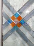 chorme caming deorative glass panel
