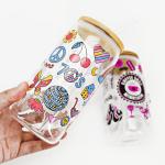 New Design 16oz Cup Wraps Cup Glass Wraps Custom UV Logo Label Sticker For Cups