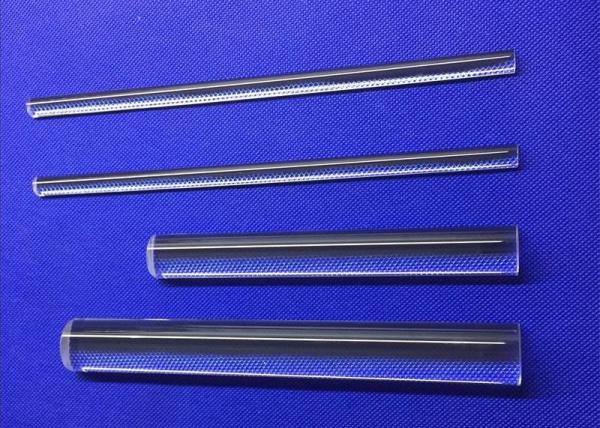 Toughened Sight Glass Tube , Infrared Quartz Tube Heat Resistant Both End