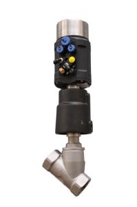 Quality Stainless Steel 304 CF8 Y Type Pneumatic Control Valve wholesale