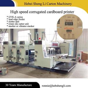 Quality Automatic High Speed Flexo Printing Machine For Corrugated Carton wholesale