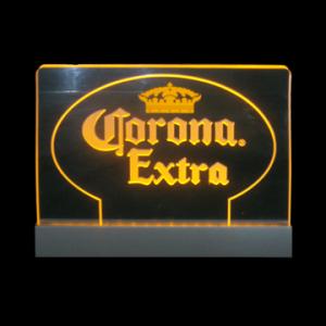 Quality Standing style promotion usage acrylic led edge lit sign wholesale